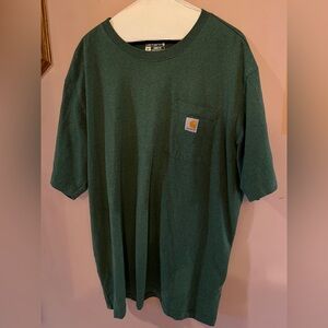Carhartt men’s/unisex loose fit short sleeve heavy weight shirt, size XL.